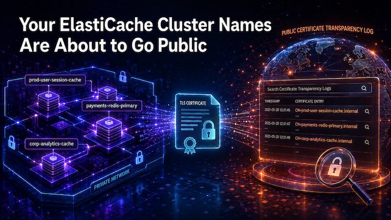 Your ElastiCache Cluster Names Are About to Go Public
