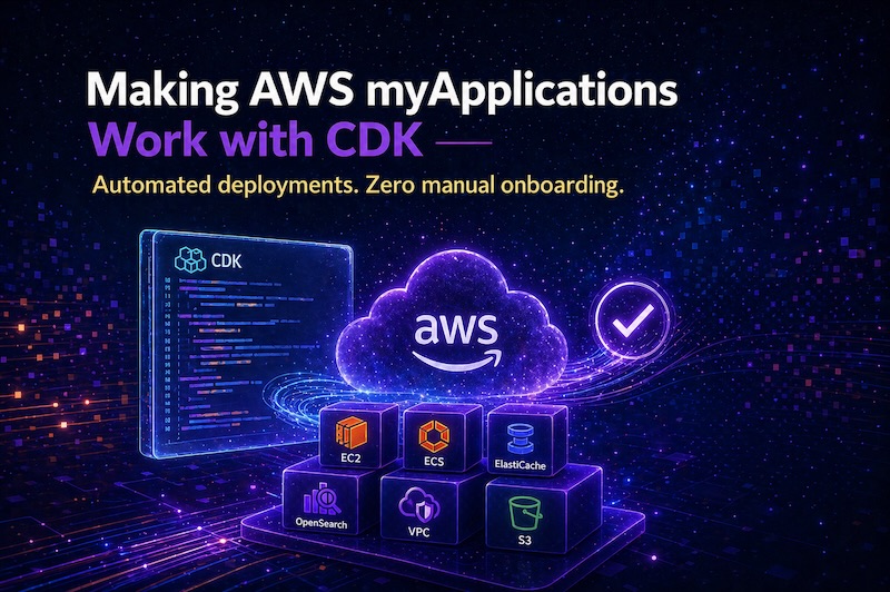 Making AWS myApplications Work with CDK (Without the Console)