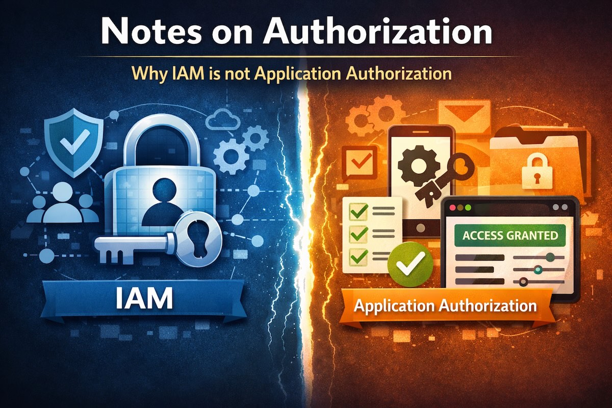 Why IAM Is Not Application Authorization